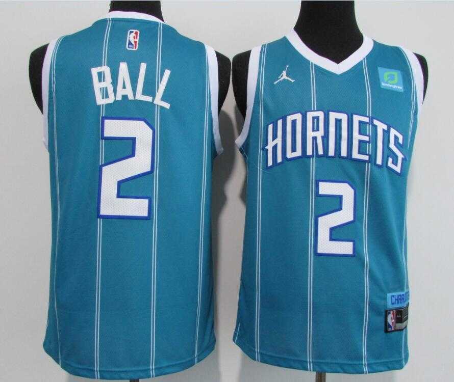 Hornets 2 LaMelo Ball Blue 2020-21 City Edition Swingman Jersey,We sell and wholesale Hornets 2 LaMelo Ball Blue 2020-21 City Edition Swingman Jersey on line form chian!
